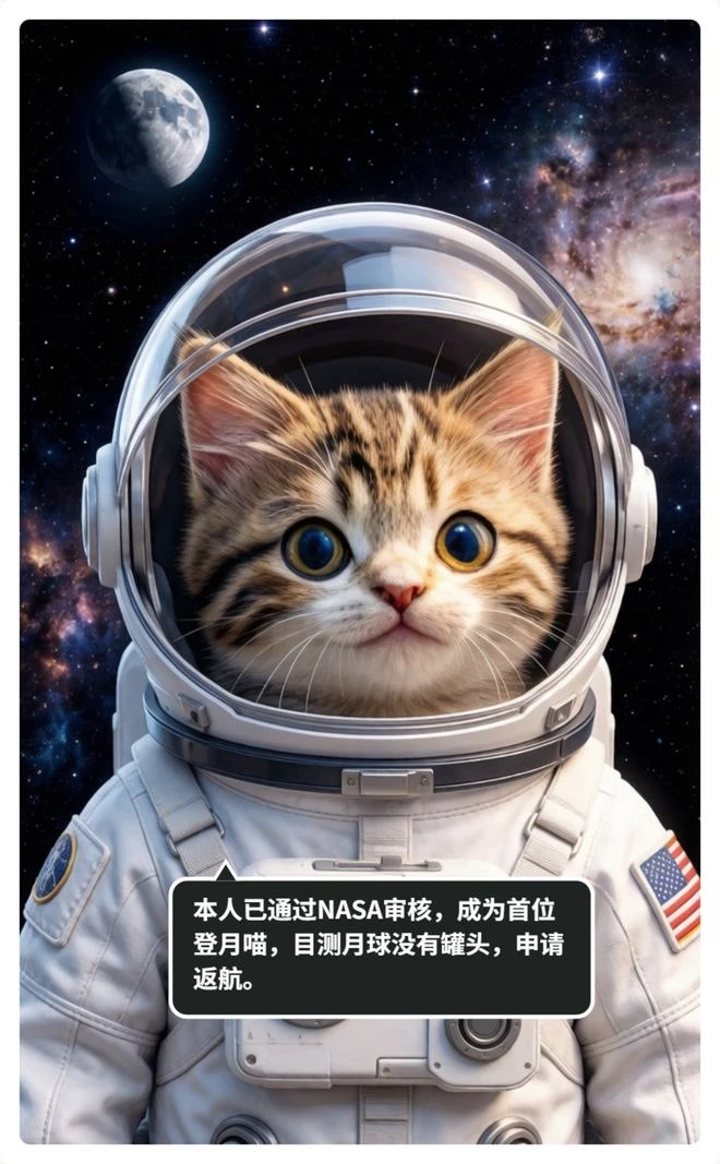 首位登月喵